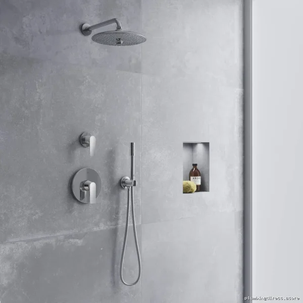 Grohe High-Quality Chrome 2-Way Diverter Trim for Bathroom Fixtures - Image 2