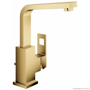 Grohe Brushed Cool Sunrise Centerset Bathroom Faucet 23184GNA