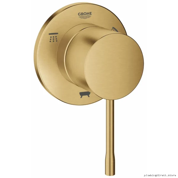 Grohe Brushed Cool Sunrise 3-Way Shower Diverter Trim 29203GN1 for Modern Bathrooms - Image 4