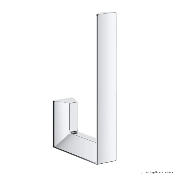 Grohe Chrome 40784000 Spare Toilet Paper Holder - Stylish Cube Design