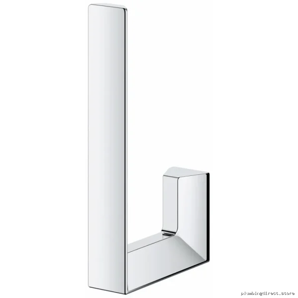 Grohe Chrome 40784000 Spare Toilet Paper Holder - Stylish Cube Design - Image 2