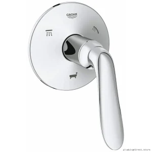 Grohe Agira Three-Way Shower Valve Diverters – Modern Chrome Finish