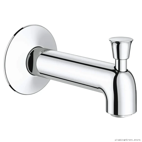 Grohe Agira 13346000 Shower & Tub Spout with Diverter - Sleek Chrome Finish