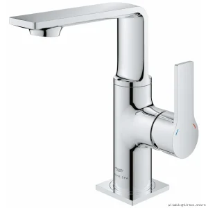 Grohe Allure Chrome Single Hole Faucet - Modern Bathroom Sink Fixture