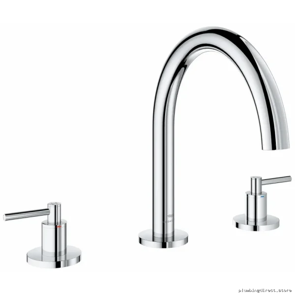 Grohe Atrio 3-Hole Roman Tub Faucet Trim Chrome