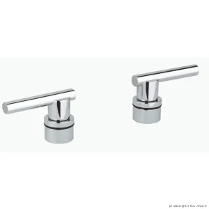 Grohe Atrio Chrome Lever Handles Set of 2 - Modern Design for Roman Tubs