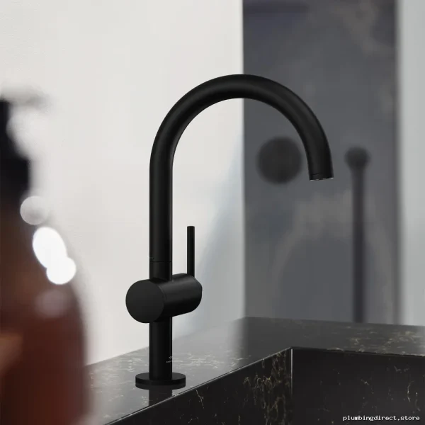 Atrio Single Hole Bathroom Faucet - MATTE BLACK 243502430 Grohe - Image 2