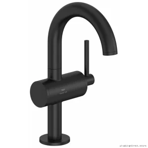 Grohe Atrio Modern Matte Black Single-Hole Bathroom Faucet