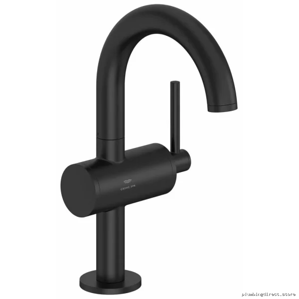 Grohe Atrio Modern Matte Black Single-Hole Bathroom Faucet