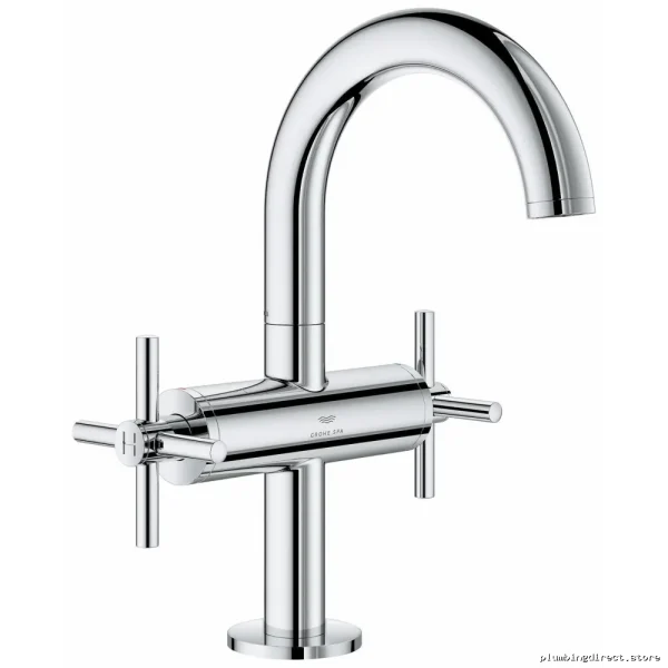 Grohe Atrio Single-Handle Chrome Bathroom Sink Faucet - Single-Hole Installation - Image 3