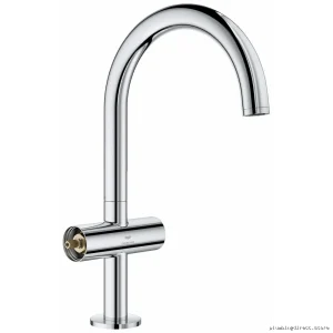 Grohe Atrio Single Hole Bathroom Faucet Handle-Free Chrome Model 21146000
