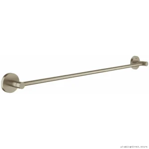 Grohe Brushed Nickel Towel Rail - Chrome Finish & Easy Install