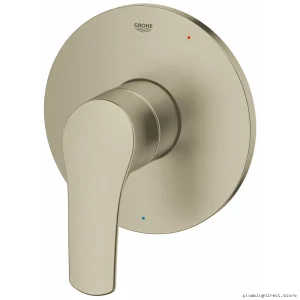Grohe Brushed Nickel Pressure Balance Valve Trim Kit with Cartridge Included 19458EN3