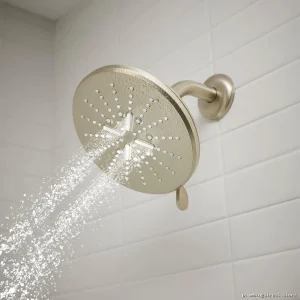 Grohe Brushed Nickel Shower Supply Elbow for Rain Showers
