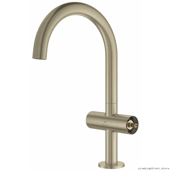 Grohe Brushed Nickel Single Handle Bathroom Faucet 21146EN0 - Image 3