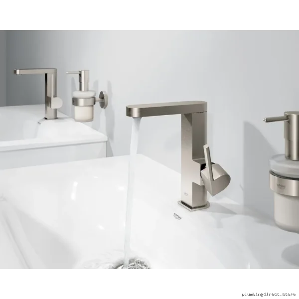 Grohe Brushed Nickel Single Handle Bathroom Sink Faucet 23956EN3