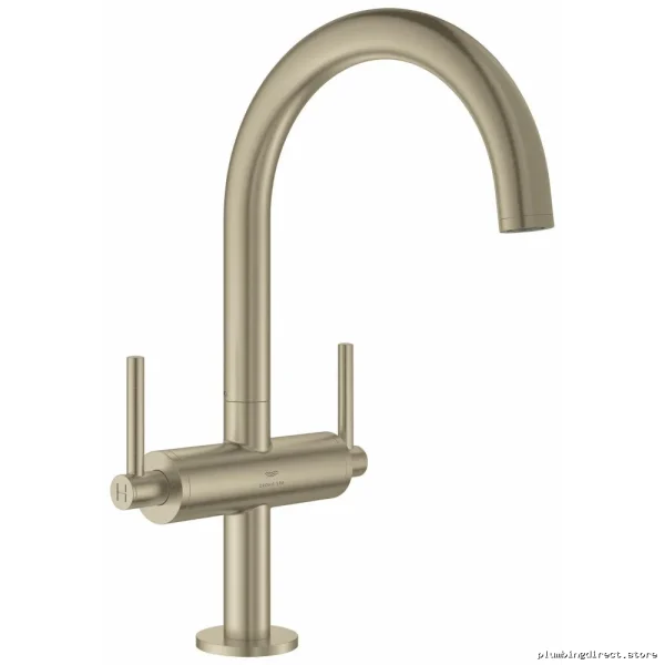Grohe Brushed Nickel Single Handle Bathroom Faucet 21146EN0 - Image 4