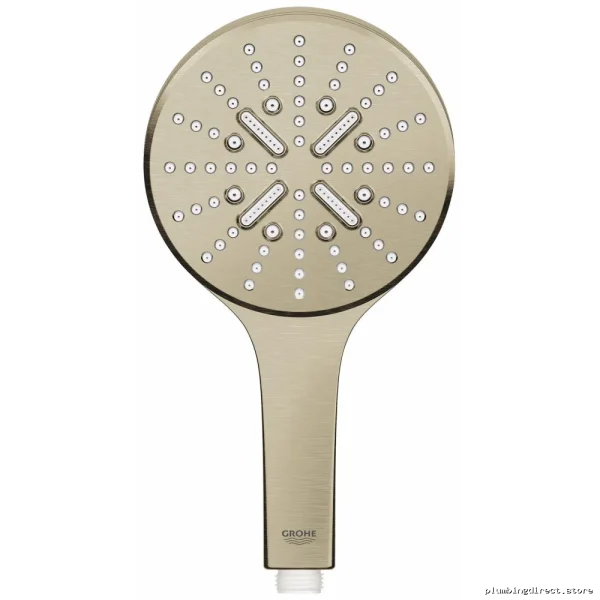 Grohe Brushed Nickel 3-Spray SmartActive Handheld Showerhead - Image 2