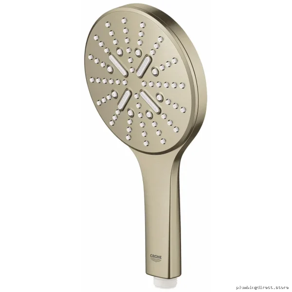 Grohe Brushed Nickel 3-Spray SmartActive Handheld Showerhead