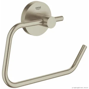 Grohe Brushed Nickel Wall-Mounted Toilet Paper Holder - 40689EN1