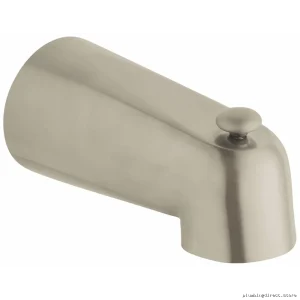 Grohe Brushed Nickel Universal Tub Spout with Easy-Use Diverter 13611EN0