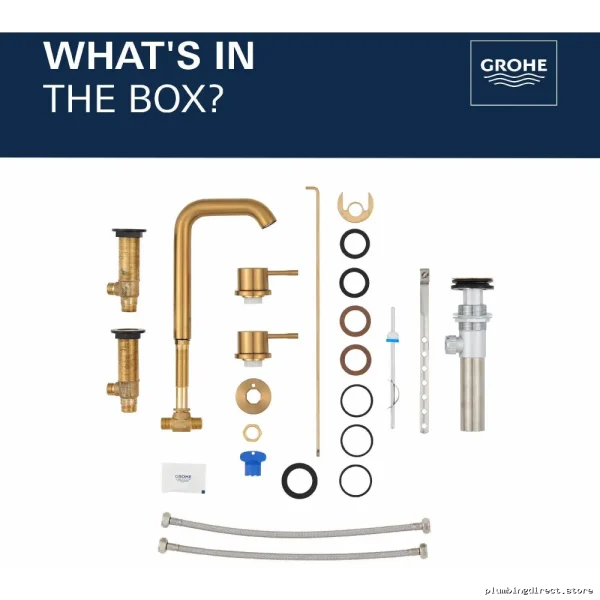 Grohe 20297ENA Essence Widespread Bathroom Sink Faucet in Brushed Nickel - Durable & Stylish Design - Image 3
