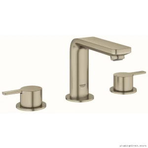Grohe Brushed Nickel Widespread Bathroom Faucet 20578ENA - Modern Design