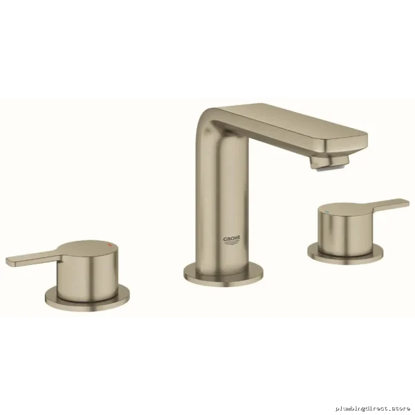 Grohe Brushed Nickel Widespread Bathroom Faucet 20578ENA - Modern Design