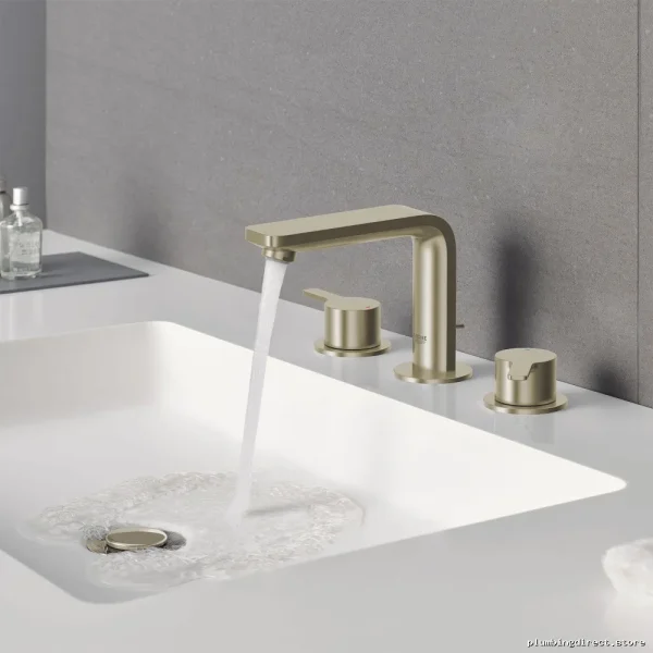 Grohe Brushed Nickel Widespread Bathroom Faucet 20578ENA - Modern Design - Image 5