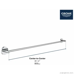 Grohe Chrome 32-Inch Essentials Towel Bar 40386001