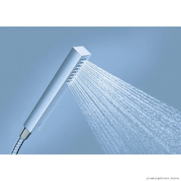 Grohe Chrome Cube Handheld Shower Head with Modern Design - Image 2
