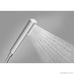 Grohe Chrome Cube Handheld Shower Head with Modern Design