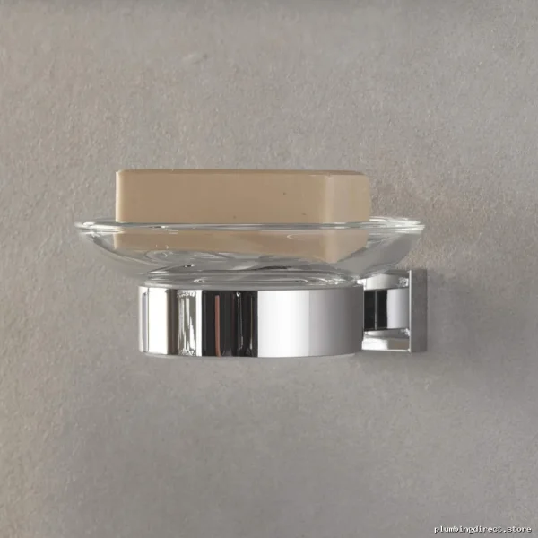 Grohe Chrome Essentials Cube - Toothbrush & Tumbler Holder 40508001 - Image 2