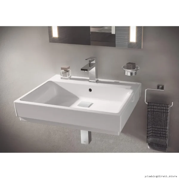 Grohe Chrome Essentials Cube - Toothbrush & Tumbler Holder 40508001 - Image 3