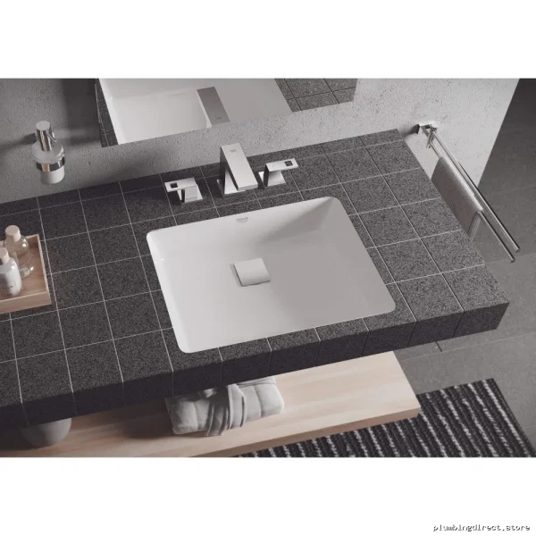 Grohe Chrome Essentials Cube - Toothbrush & Tumbler Holder 40508001 - Image 4