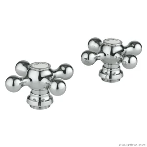 Grohe Chrome Kitchen & Bath Faucet Handle Set - Pair