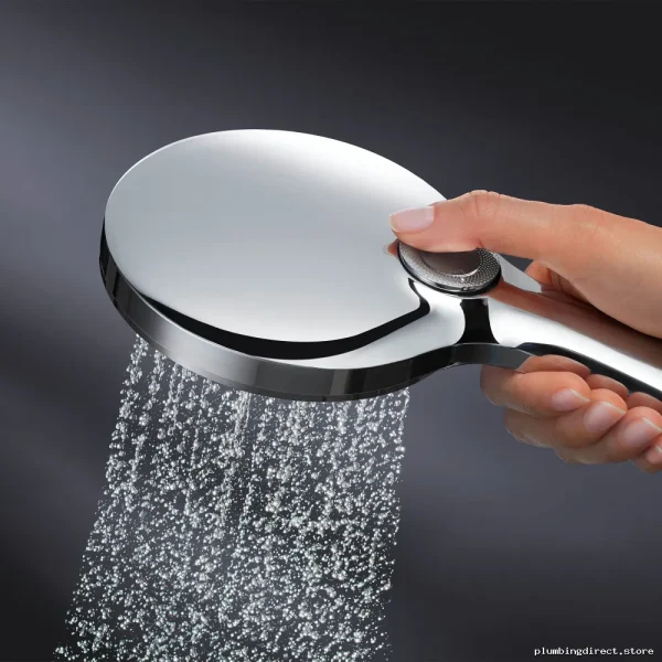 Grohe Chrome Rainshower Handheld Showerhead with 3 Spray Modes 1.75 GPM - Image 3