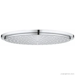 Grohe Chrome Rainfall Shower Head with Luxe High-Pressure Spray