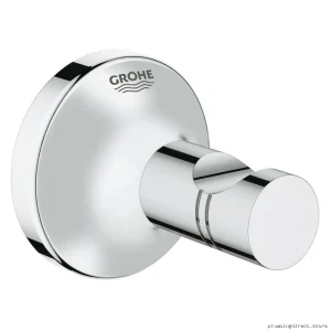 Grohe Chrome Robe Hook (40682000) - Stainless Steel Bathroom Accessory with Elegant Design