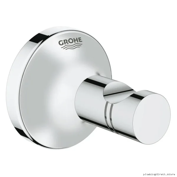 Grohe Chrome Robe Hook (40682000) - Stainless Steel Bathroom Accessory with Elegant Design