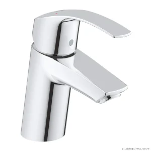 Grohe Chrome Single Hole Bathroom Faucet - Modern Eurosmart Design