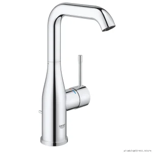 Grohe Chrome Single Hole Bathroom Faucet - Modern Essence Design 2348600A