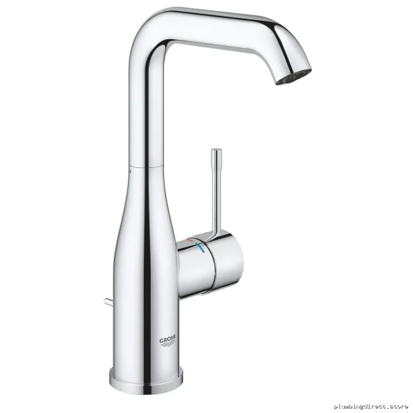 Grohe Chrome Single Hole Bathroom Faucet - Modern Essence Design 2348600A