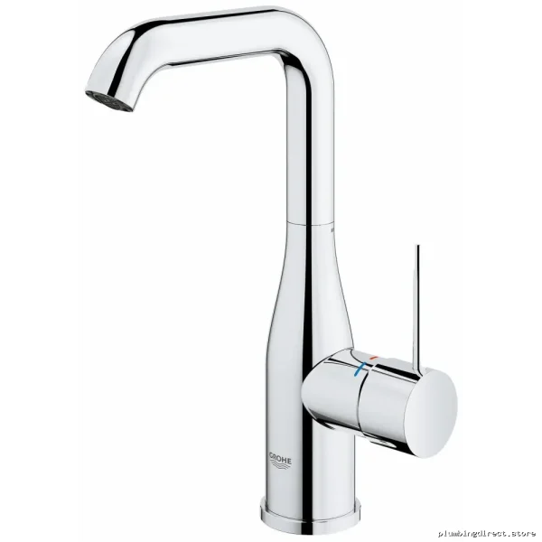 Grohe Chrome Single Hole Bathroom Faucet - Modern Essence Design 2348600A - Image 3