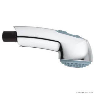 Grohe Chrome & Dark Gray Pull-Out Kitchen Faucet Sprayer 46298IE0
