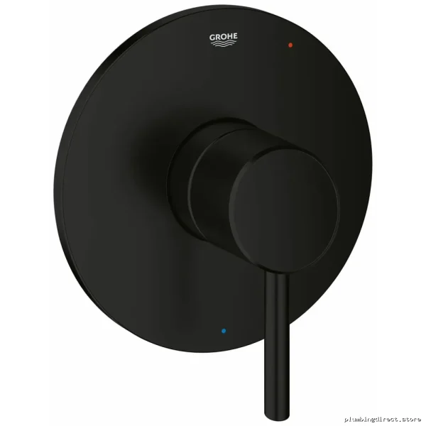 Grohe Concetto 144682431 Matte Black Pressure Balance Shower Valve Trim - Image 2