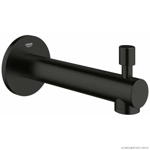 Grohe Concetto Tub Spout Diverter Included - Matte Black 132752431 - Image 2