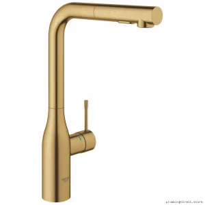 Grohe Brushed Cool Sunrise 30271GN0 Kitchen Faucet with Easy-Pull Spray Head