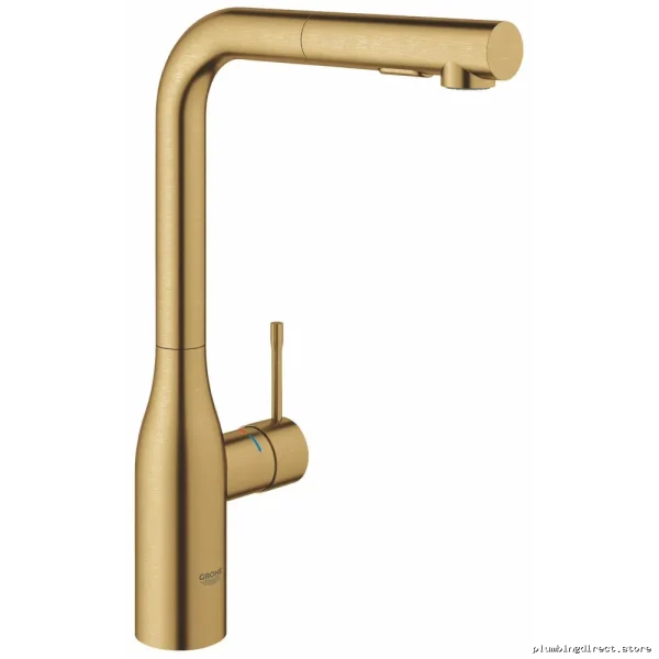 Grohe Brushed Cool Sunrise 30271GN0 Kitchen Faucet with Easy-Pull Spray Head