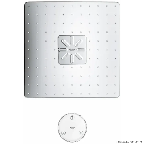 Grohe Dual-Function Rainshower Head with Remote Control - Chrome Finish 26645000 - Image 2